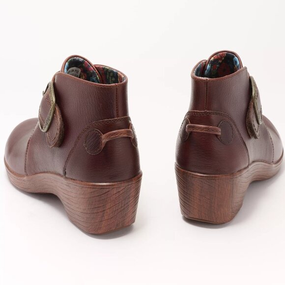 NEW ALEGRIA Leather Symone Boots in Chestnut for women 925 6m3 - Picture 5 of 8